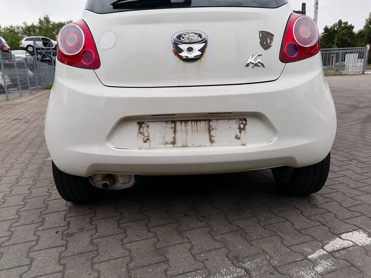 Ford Ka 2 RU8 original Sto&szlig;stange Stossf&auml;nger hinten Chrystal Wei&szlig; Bj.2012
